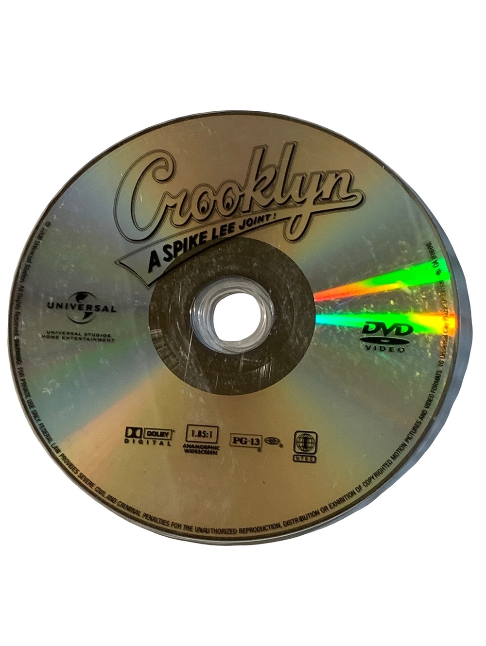 Crooklyn DVD Disc Only PG-13 Widescreen Dolby Digital Spike Lee